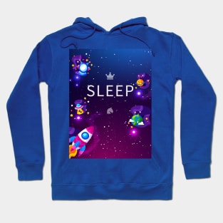 Galaxy rockets spaceX Hoodie